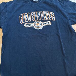 Cabo San Lucas Navy Blue Graphic T-Shirt